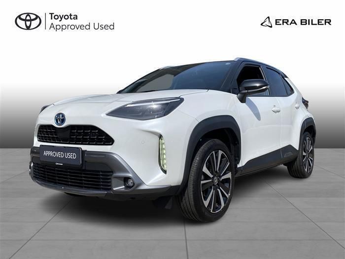 Platinum pearl white Brugt 2022 Toyota Yaris Cross Edition SUV | 249.900 kr. (Fair pris) - Billede 1/4