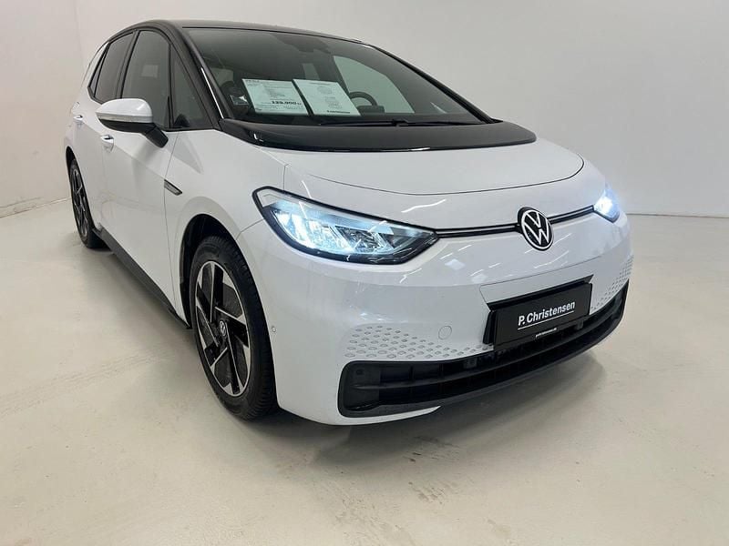 Brugt VW ID.3 Pro Performance 150 kW (204 HK) 2022 Farve: hvid Hatchback