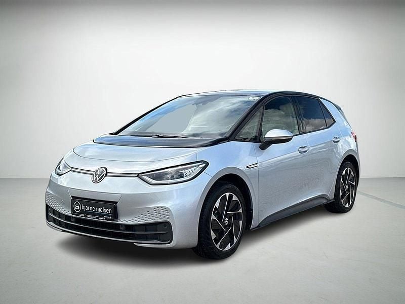 Sølvmetal Brugt 2021 VW ID.3 Pro Performance Hatchback | 169.400 kr. (God pris) - Billede 1/4