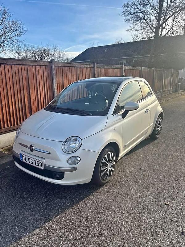 Brugt Fiat 500 69 HK (50 kW) 2014 Hvid Hatchback