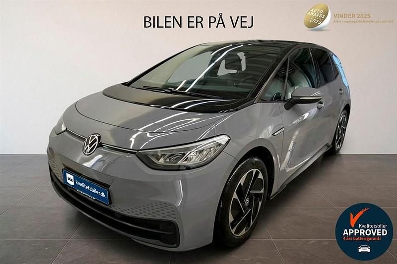 Grå Brugt 2021 VW ID.3 Life Hatchback | 122.500 kr. (Super pris) - Billede 1/4