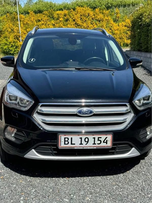 Brugt Ford Kuga 150 HK (110 kW) 2017 Sort SUV