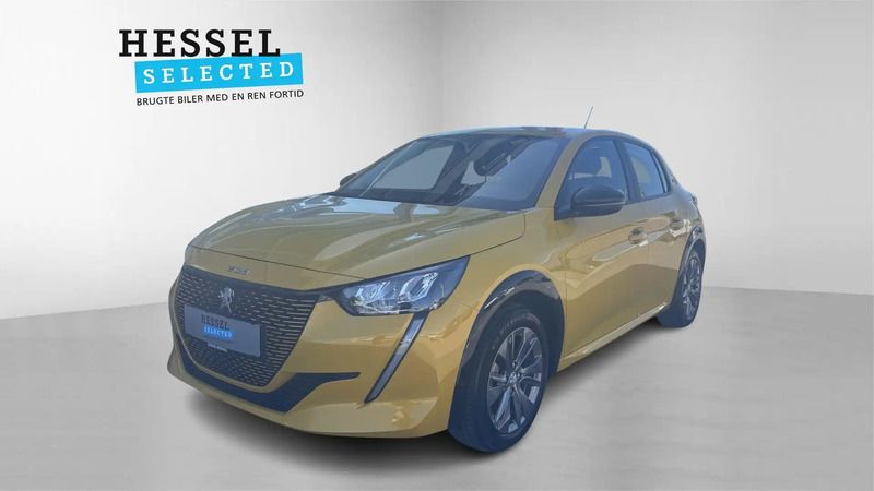 Gulmetal Brugt 2022 Peugeot e-208 Active Hatchback | 134.900 kr. (Fair pris) - Billede 1/4