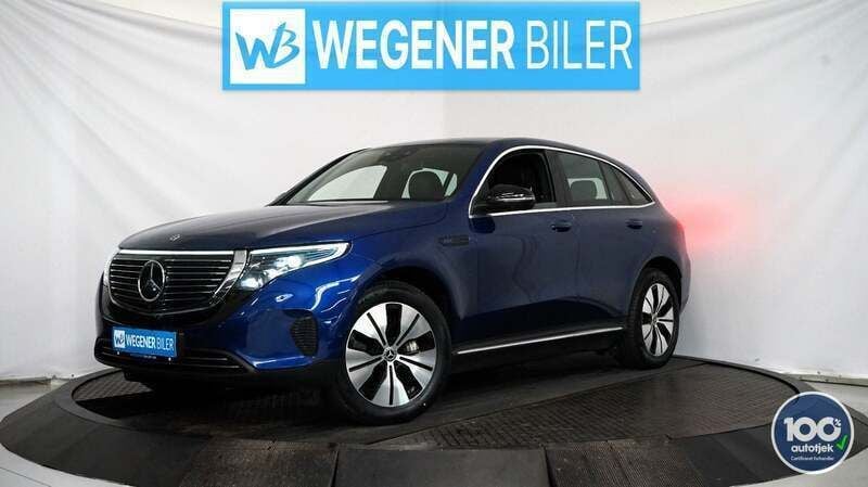 Blåmetal Brugt 2020 Mercedes EQC400 SUV | 316.900 kr. (Fair pris) - Billede 1/4
