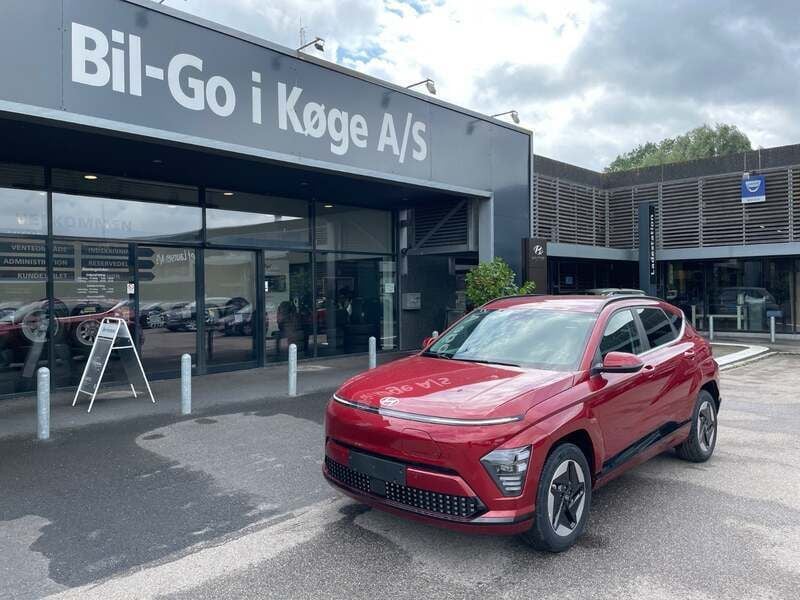 Rødmetal Ny 2024 Hyundai Kona GO! SUV | 259.900 kr. (God pris) - Billede 1/4