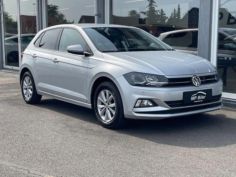 Brugt VW Polo Highline 115 HK (84 kW) 2018 Sølvmetal Hatchback