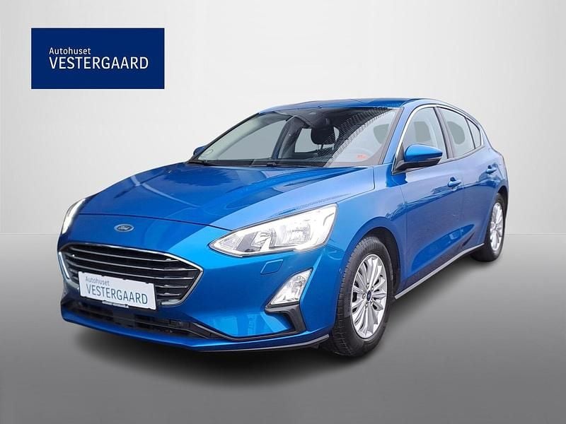 Blå Brugt 2019 Ford Focus Titanium Hatchback | 119.900 kr. (Super pris) - Billede 1/4