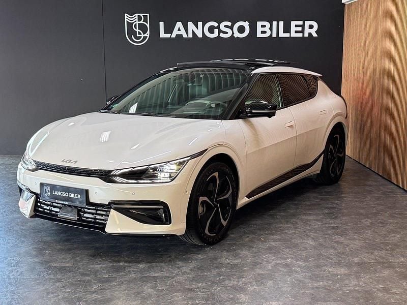 Hvid Brugt 2023 Kia EV6 GT-Line SUV | 284.500 kr. (God pris) - Billede 1/4