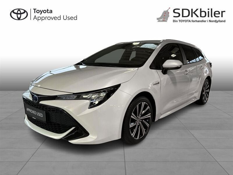 Pearl white Brugt 2021 Toyota Corolla Active Stationcar | 249.900 kr. (Fair pris) - Billede 1/4