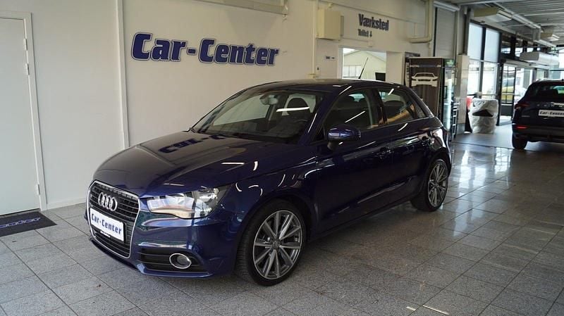 Blåmetal Brugt 2014 Audi A1 Sportback Ambition Hatchback | 90.000 kr. - Billede 1/4