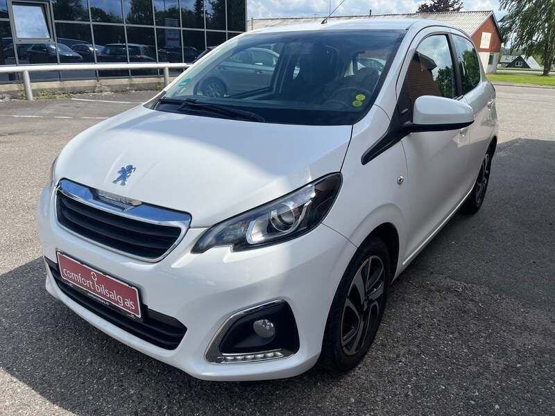 Hvid Brugt 2019 Peugeot 108 Allure+ Hatchback | 69.900 kr. (Fair pris) - Billede 1/4