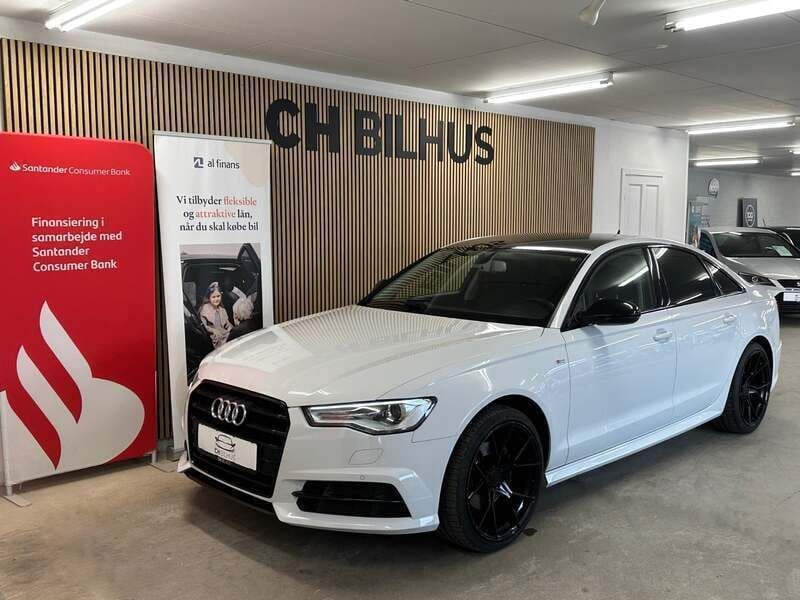Hvid Brugt 2017 Audi A6 S-Line Sedan | 219.500 kr. (Super pris) - Billede 1/4