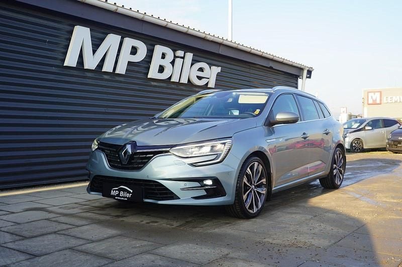 Lysblåmetal Brugt 2021 Renault Mégane IV Intens Stationcar | 129.900 kr. (Fair pris) - Billede 1/4