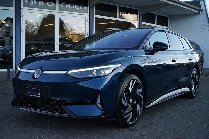 Blåmetal Brugt 2025 VW ID.7 GTX Stationcar | 484.900 kr. - Billede 1/4