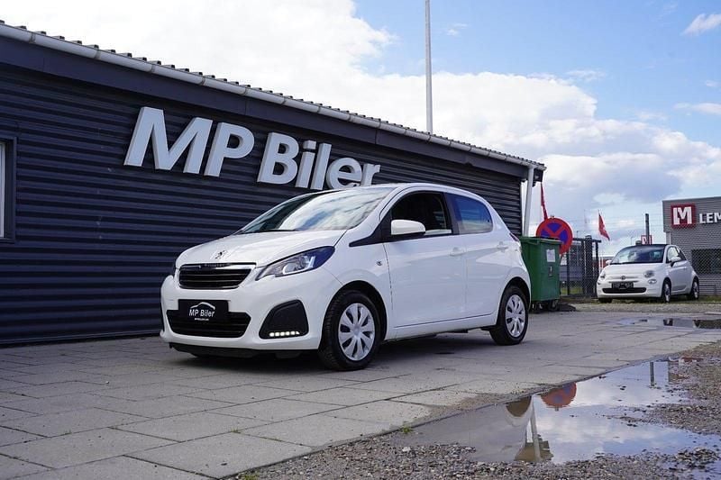 Hvid Brugt 2020 Peugeot 108 Active Hatchback | 89.700 kr. (Fair pris) - Billede 1/4