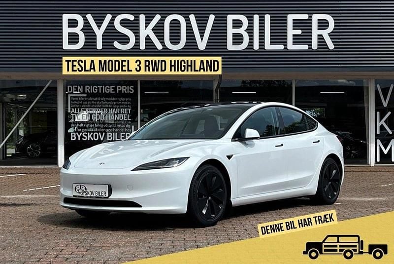 Hvidmetal Brugt 2023 Tesla Model 3 Sedan | 239.995 kr. (Dyr) - Billede 1/4