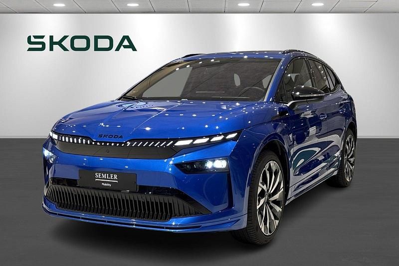 Brugt Skoda Enyaq iV SportLine 210 kW (286 HK) 2025 Blåmetal SUV