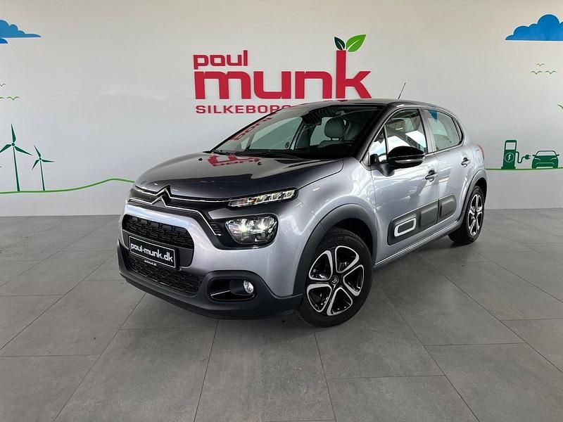 Sølvmetal Brugt 2024 Citroën C3 PureTech Hatchback | 149.990 kr. (Lidt for dyr) - Billede 1/4