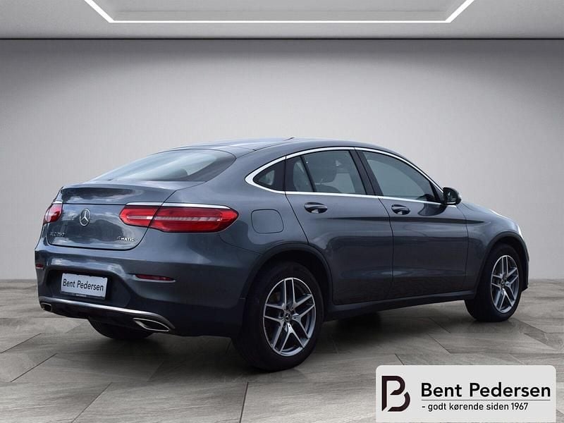Selenitegrå metallic Brugt 2018 Mercedes GLC250 AMG line Coupe | 299.000 kr. (Fair pris) - Billede 1/4