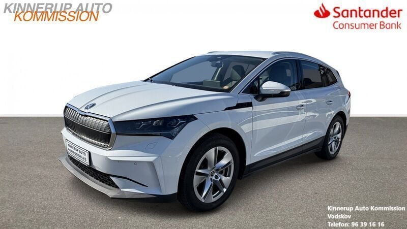 Hvid Brugt 2021 Skoda Enyaq iV SUV | 204.900 kr. (Super pris) - Billede 1/4