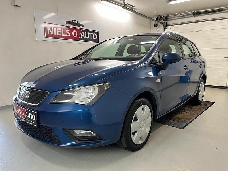 Blåmetal Brugt 2015 Seat Ibiza ST Style Stationcar | 49.800 kr. - Billede 1/4