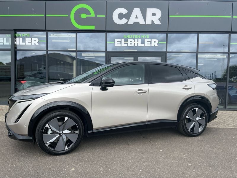 Warmsilver/black Ny 2025 Nissan Ariya Evolve SUV | 359.500 kr. (Fair pris) - Billede 1/4