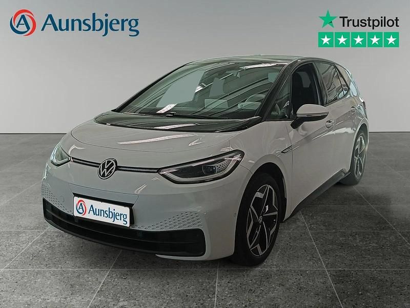 Hvid metal Brugt 2022 VW ID.3 Pro Hatchback | 197.500 kr. (Fair pris) - Billede 1/4