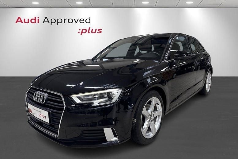 Sortmetal Brugt 2017 Audi A3 Sportback Sport Hatchback | 219.900 kr. (Dyr) - Billede 1/4