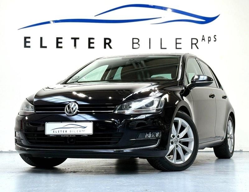 Sort Brugt 2013 VW Golf VII Highline Hatchback | 104.900 kr. (God pris) - Billede 1/4