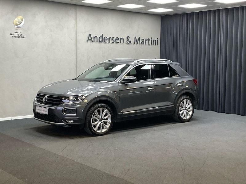 Grå Brugt 2021 VW T-Roc Sport SUV | 228.800 kr. (God pris) - Billede 1/4