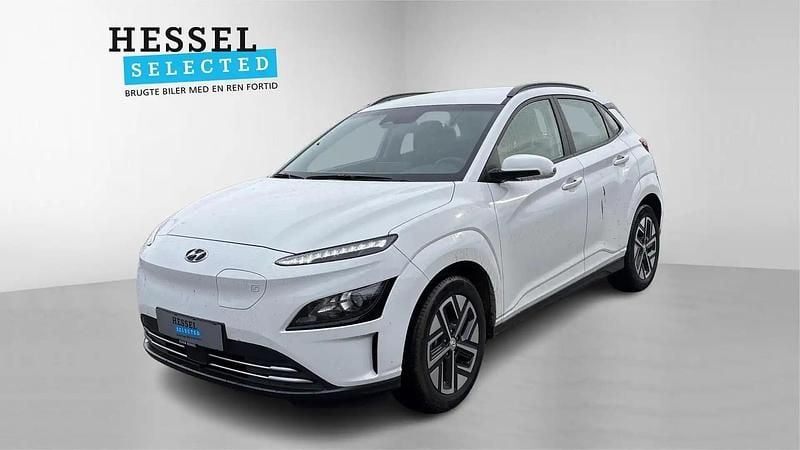 Hvid Brugt 2022 Hyundai Kona Essential SUV | 132.900 kr. (God pris) - Billede 1/4