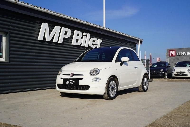 Hvid Brugt 2020 Fiat 500C Lounge Cabriolet | 119.500 kr. (Fair pris) - Billede 1/4