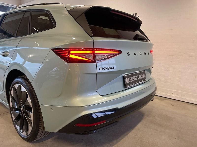Brugt Skoda Enyaq iV SportLine 194 kW (265 HK) 2023 Lysblåmetal SUV