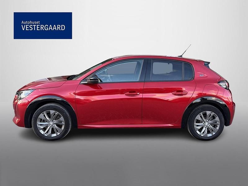 Brugt Peugeot e-208 Allure 100 kW (136 HK) 2023 Rød Hatchback