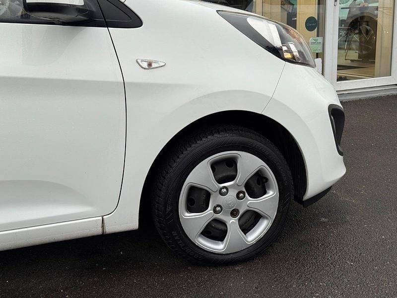 Brugt Kia Picanto Active 69 HK (50 kW) 2013 Hvid Hatchback