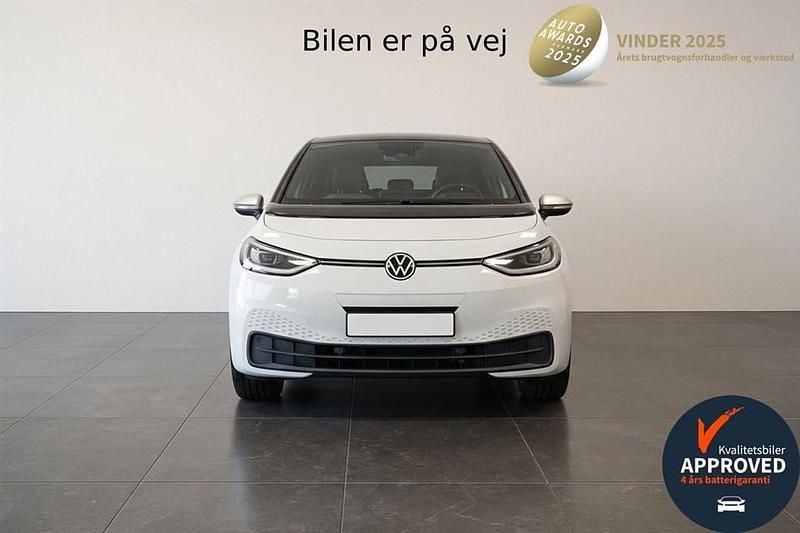 Hvid Brugt 2021 VW ID.3 Pro Performance Hatchback | 127.400 kr. (Super pris) - Billede 1/4