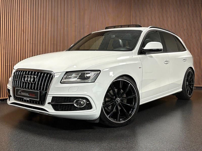 Hvid Brugt 2015 Audi Q5 S-Line SUV | 239.995 kr. (Super pris) - Billede 1/4