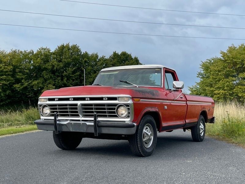 Rød Brugt 1974 Ford F100 | 124.900 kr. - Billede 1/4