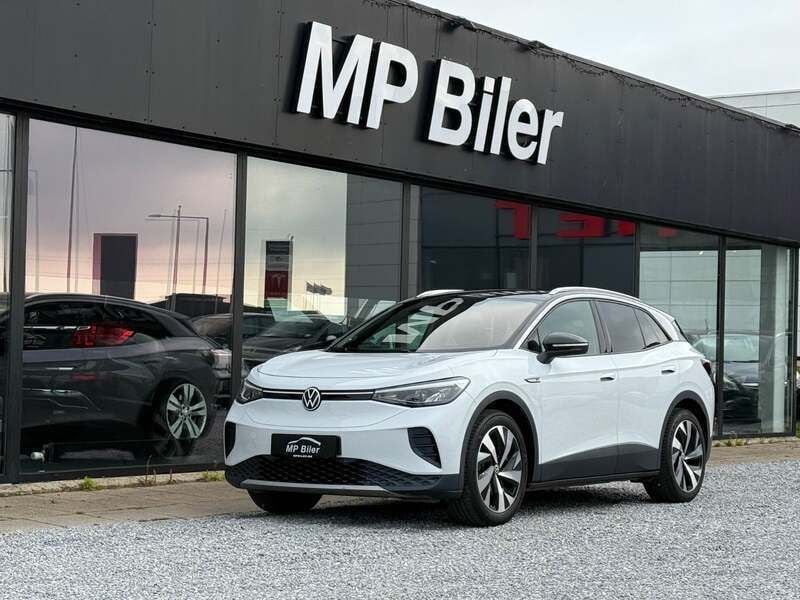 Hvid Brugt 2021 VW ID.4 Pro Performance SUV | 197.900 kr. (God pris) - Billede 1/4