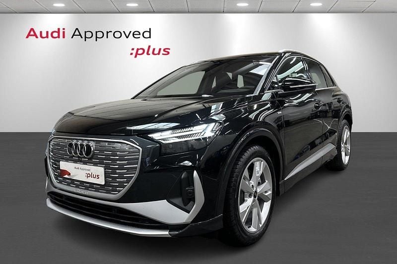 Brugt Audi Q4 e-tron S-Line 210 kW (286 HK) 2025 Sortmetal SUV