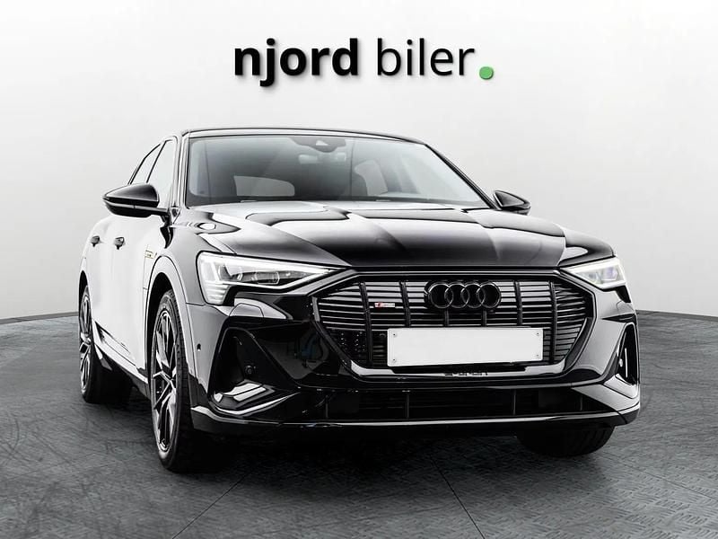 Brugt Audi e-tron S-Line 300 kW (408 HK) 2019 Sort SUV