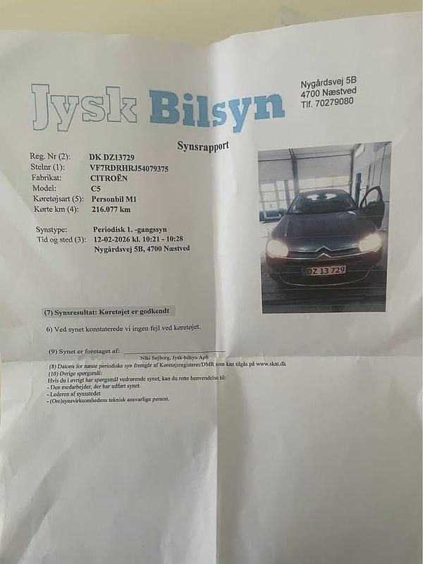 Brugt Citroën C5 136 HK (100 kW) 2009