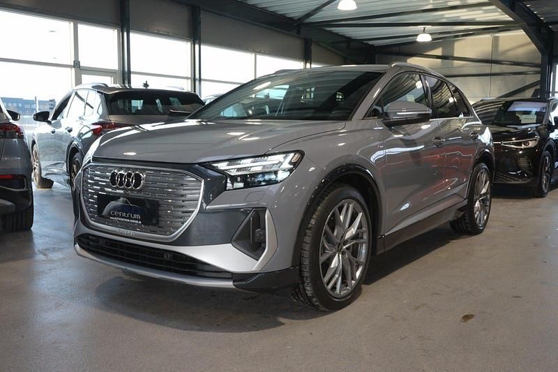 Grå Brugt 2024 Audi Q4 e-tron S-Line SUV | 329.900 kr. (Super pris) - Billede 1/4