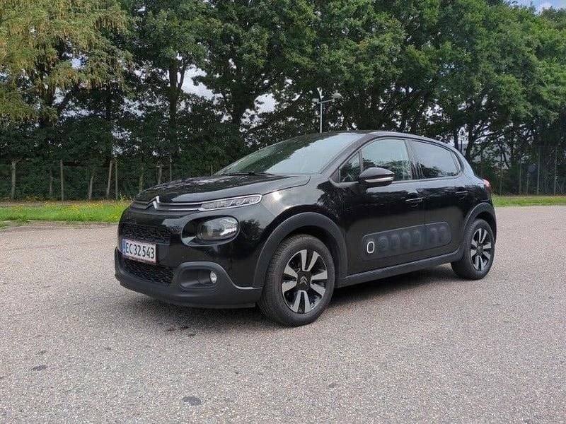 Brugt Citroën C3 Skyline 100 HK (73 kW) 2019 Sort Hatchback