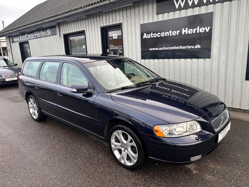 Mørkblåmetal Brugt 2009 Volvo V70 Stationcar | 84.900 kr. - Billede 1/4