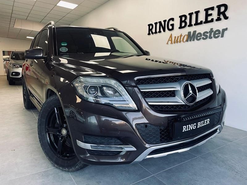 Brunmetal Brugt 2014 Mercedes GLK220 SUV | 199.800 kr. - Billede 1/4