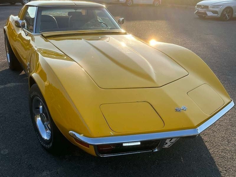 Brugt Chevrolet Corvette C3 1972 Gul