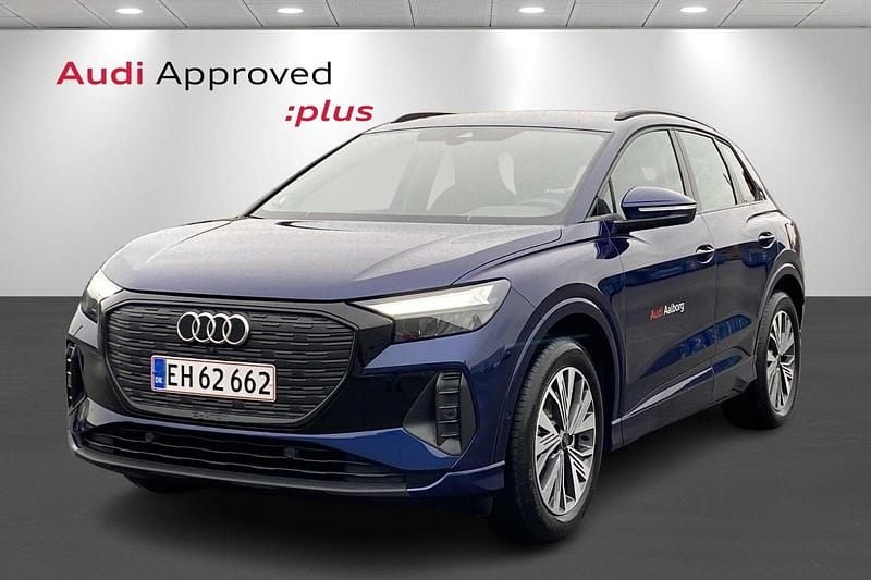 Blåmetal Brugt 2025 Audi Q4 e-tron Advanced SUV | 409.900 kr. - Billede 1/4