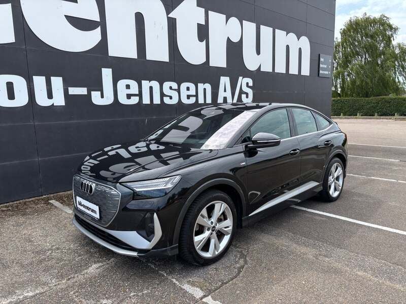 Sortmetal Brugt 2022 Audi Q4 Sportback e-tron S-Line SUV | 319.900 kr. (Fair pris) - Billede 1/4