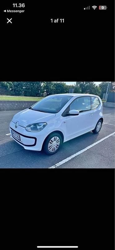 Hvid Brugt 2012 VW up! Hatchback | 39.000 kr. (Fair pris) - Billede 1/4